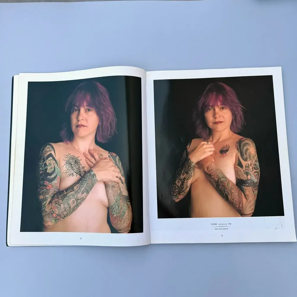 The Illustrated Woman Photographs by William DeMichele Softcover Book Tattoo Art